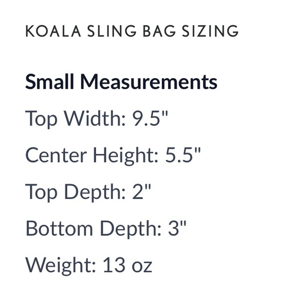 Small Supernova Koala Sling Bag Portland Leather Goods - Picture 8 of 8